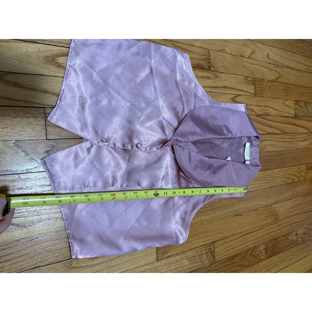 Victoria's Secret Gold Label NWT Vintage Pink Satin Pajama Lounge Set